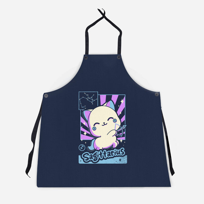 Kawaii Zodiac Sagittarius-Unisex-Kitchen-Apron-Donnie