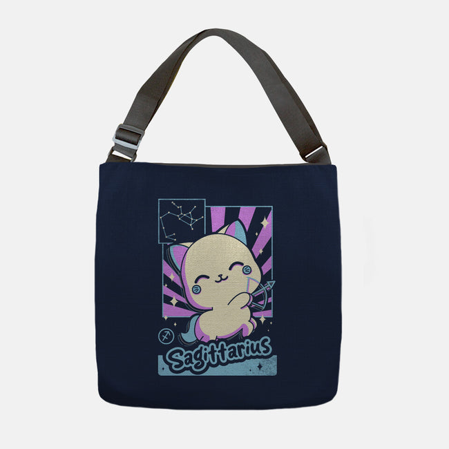 Kawaii Zodiac Sagittarius-None-Adjustable Tote-Bag-Donnie