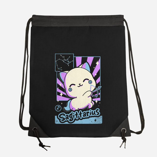 Kawaii Zodiac Sagittarius-None-Drawstring-Bag-Donnie