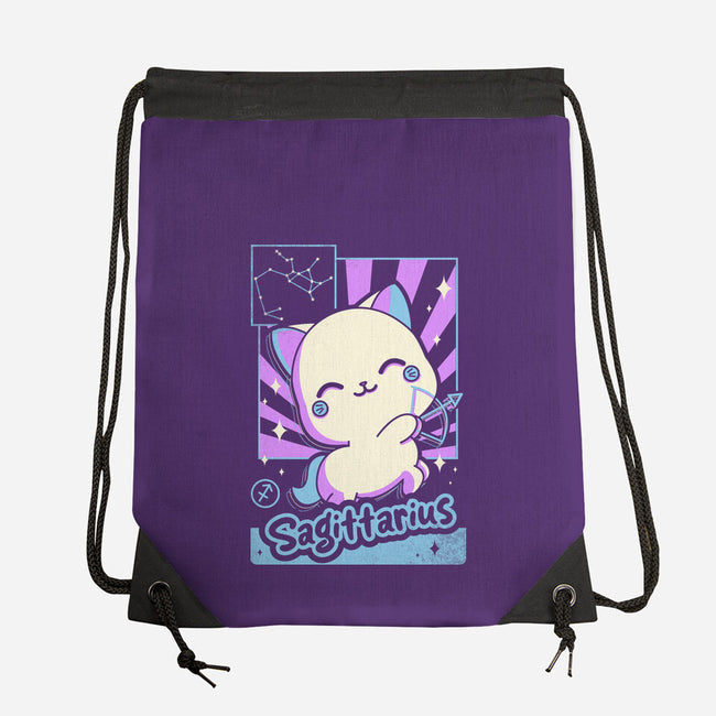 Kawaii Zodiac Sagittarius-None-Drawstring-Bag-Donnie