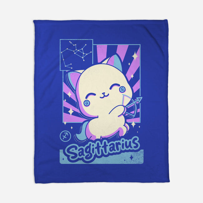 Kawaii Zodiac Sagittarius-None-Fleece-Blanket-Donnie