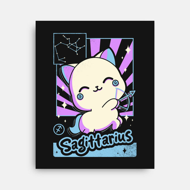 Kawaii Zodiac Sagittarius-None-Stretched-Canvas-Donnie