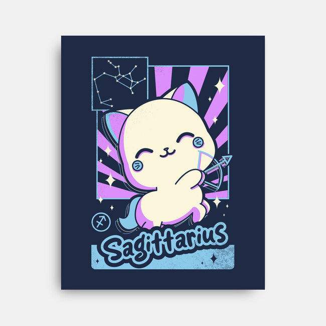 Kawaii Zodiac Sagittarius-None-Stretched-Canvas-Donnie