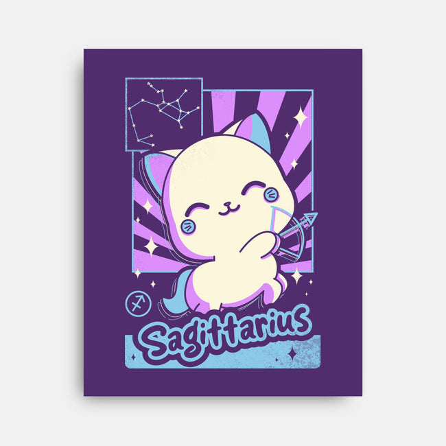 Kawaii Zodiac Sagittarius-None-Stretched-Canvas-Donnie