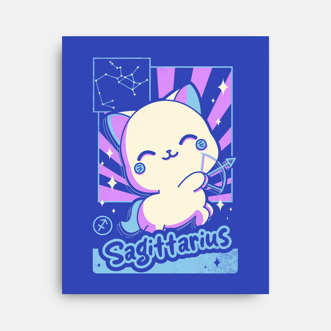 Kawaii Zodiac Sagittarius-None-Stretched-Canvas-Donnie
