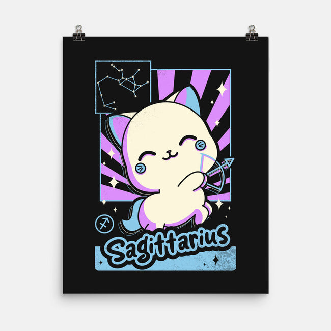 Kawaii Zodiac Sagittarius-None-Matte-Poster-Donnie