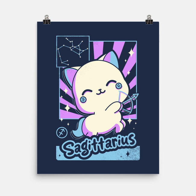 Kawaii Zodiac Sagittarius-None-Matte-Poster-Donnie