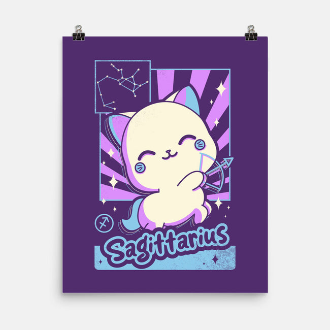 Kawaii Zodiac Sagittarius-None-Matte-Poster-Donnie
