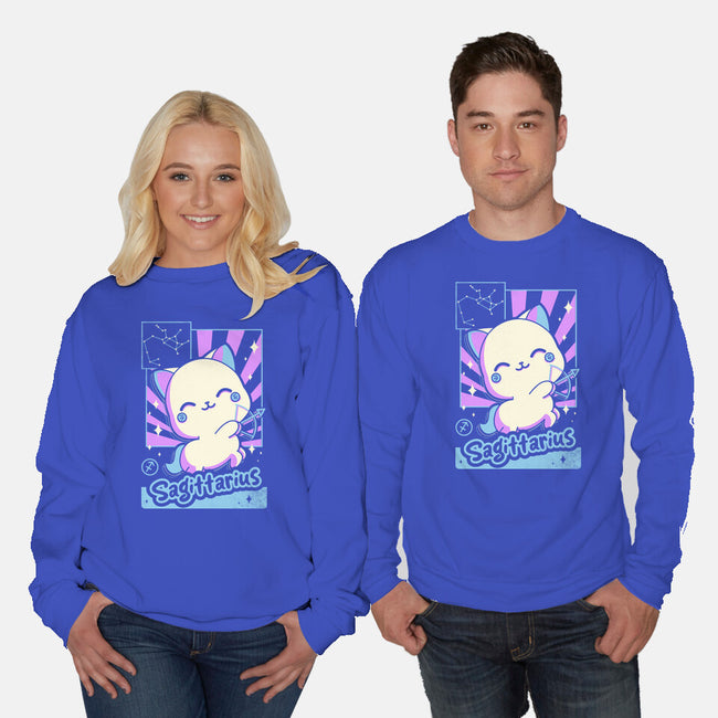 Kawaii Zodiac Sagittarius-Unisex-Crew Neck-Sweatshirt-Donnie