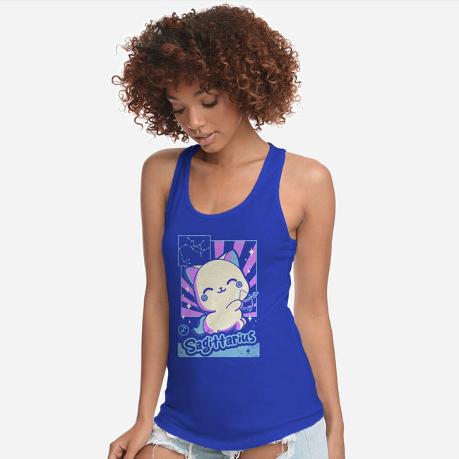 Kawaii Zodiac Sagittarius-Womens-Racerback-Tank-Donnie