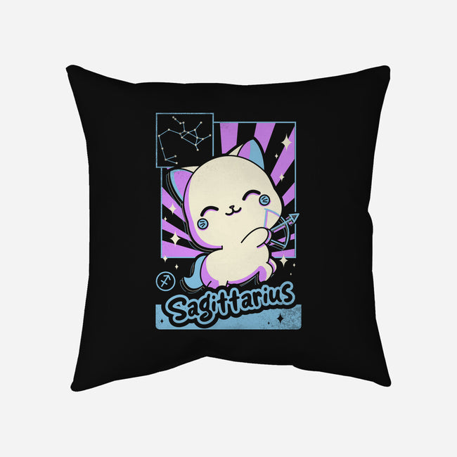 Kawaii Zodiac Sagittarius-None-Removable Cover w Insert-Throw Pillow-Donnie