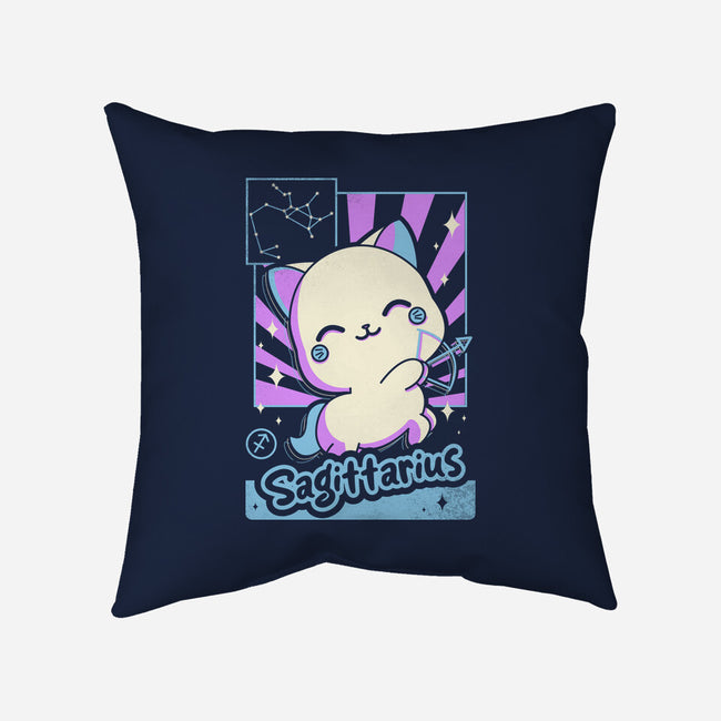Kawaii Zodiac Sagittarius-None-Removable Cover w Insert-Throw Pillow-Donnie