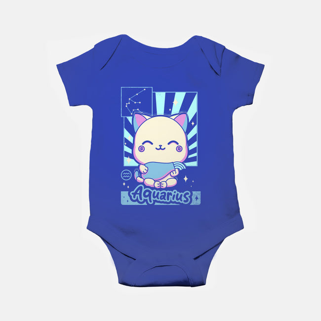 Kawaii Zodiac Aquarius-Baby-Basic-Onesie-Donnie