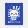 Kawaii Zodiac Aquarius-None-Matte-Poster-Donnie
