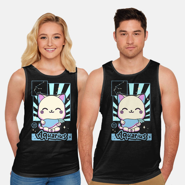 Kawaii Zodiac Aquarius-Unisex-Basic-Tank-Donnie