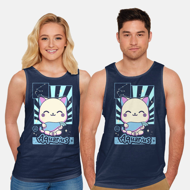 Kawaii Zodiac Aquarius-Unisex-Basic-Tank-Donnie