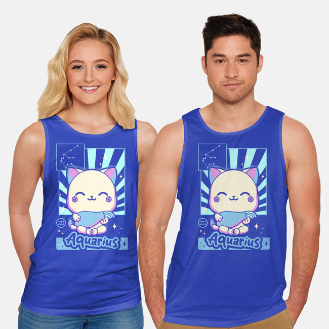 Kawaii Zodiac Aquarius-Unisex-Basic-Tank-Donnie
