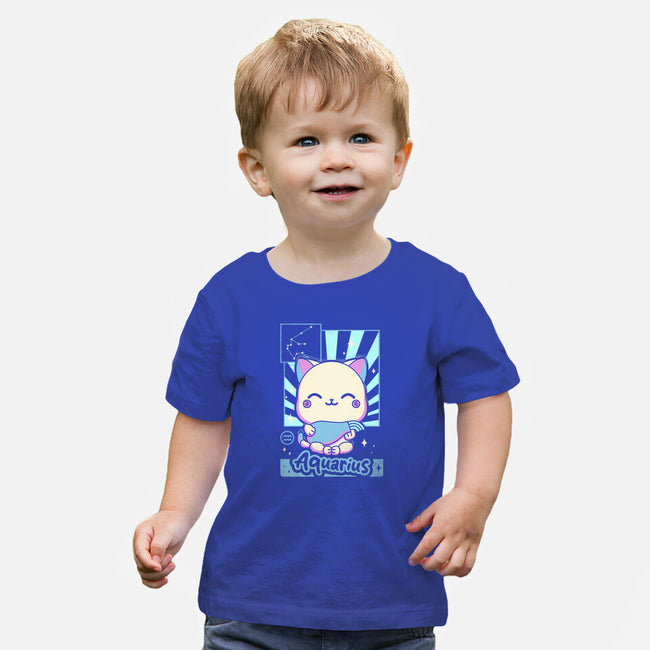 Kawaii Zodiac Aquarius-Baby-Basic-Tee-Donnie