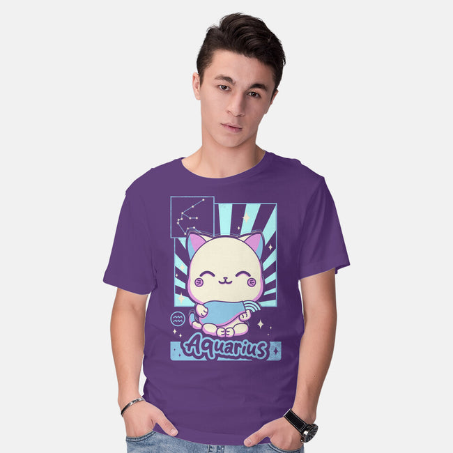 Kawaii Zodiac Aquarius-Mens-Basic-Tee-Donnie