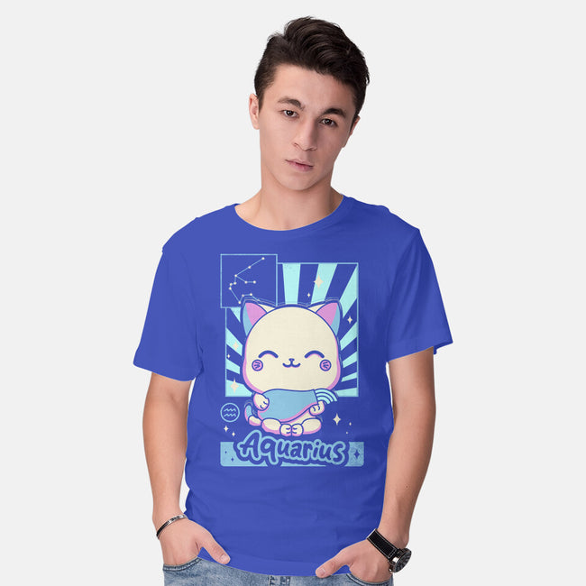 Kawaii Zodiac Aquarius-Mens-Basic-Tee-Donnie