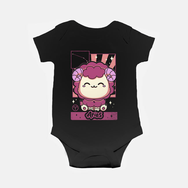 Kawaii Zodiac Aries-Baby-Basic-Onesie-Donnie