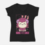 Kawaii Zodiac Aries-Womens-V-Neck-Tee-Donnie