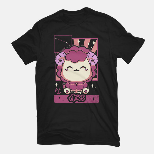 Kawaii Zodiac Aries-Mens-Heavyweight-Tee-Donnie