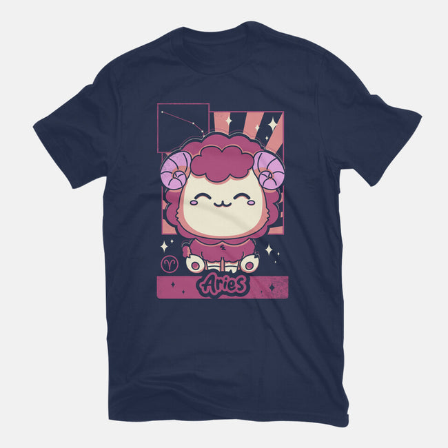 Kawaii Zodiac Aries-Mens-Heavyweight-Tee-Donnie
