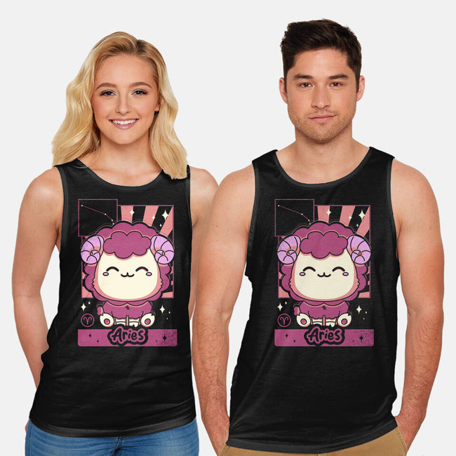 Kawaii Zodiac Aries-Unisex-Basic-Tank-Donnie