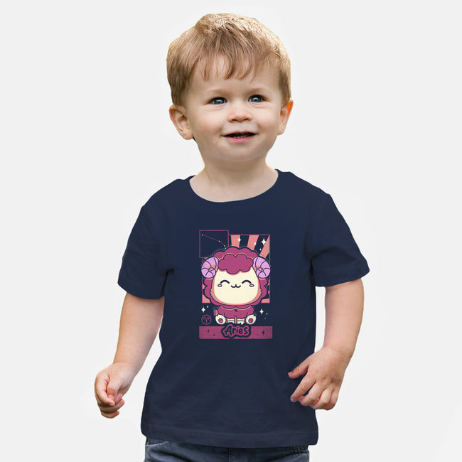 Kawaii Zodiac Aries-Baby-Basic-Tee-Donnie