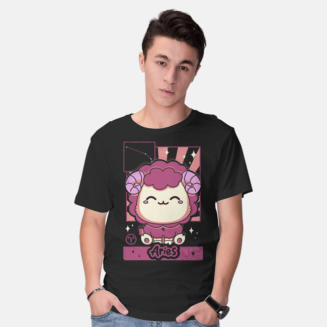 Kawaii Zodiac Aries-Mens-Basic-Tee-Donnie