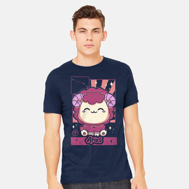 Kawaii Zodiac Aries-Mens-Heavyweight-Tee-Donnie