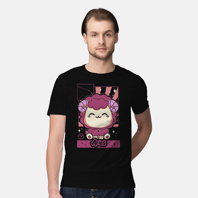 Kawaii Zodiac Aries-Mens-Premium-Tee-Donnie