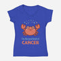 Cancer The Good Kind-Womens-V-Neck-Tee-WatershipBound