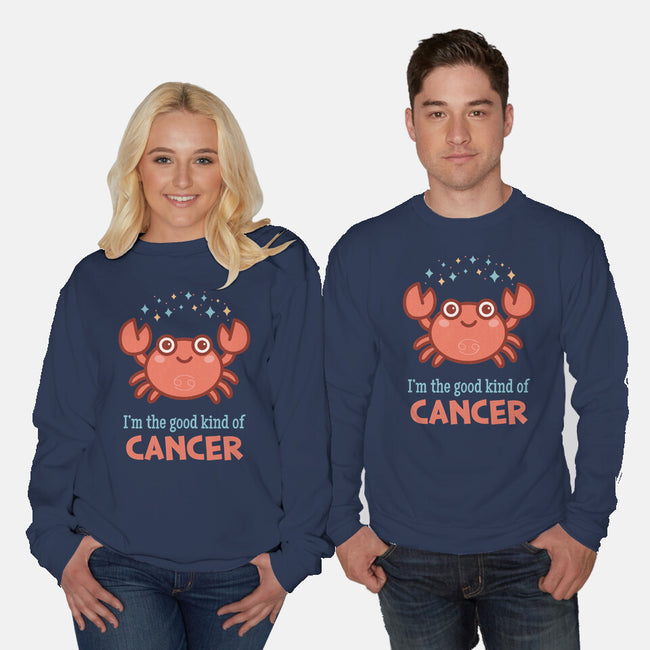 Cancer The Good Kind-Unisex-Crew Neck-Sweatshirt-WatershipBound