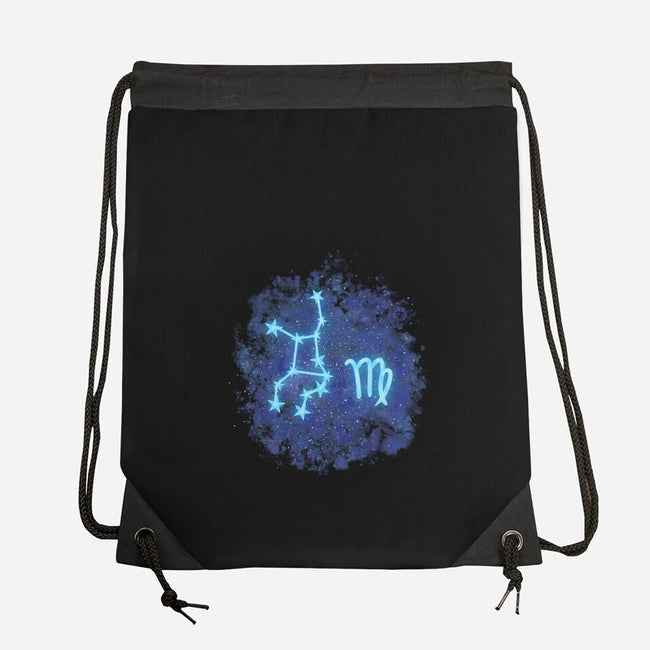 Virgo Neon Constellation-None-Drawstring-Bag-nickzzarto