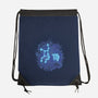 Virgo Neon Constellation-None-Drawstring-Bag-nickzzarto