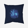 Virgo Neon Constellation-None-Removable Cover w Insert-Throw Pillow-nickzzarto