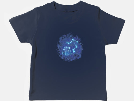 Libra Neon Constellation