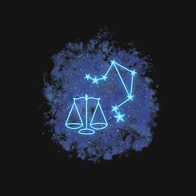Libra Neon Constellation-Mens-Basic-Tee-nickzzarto