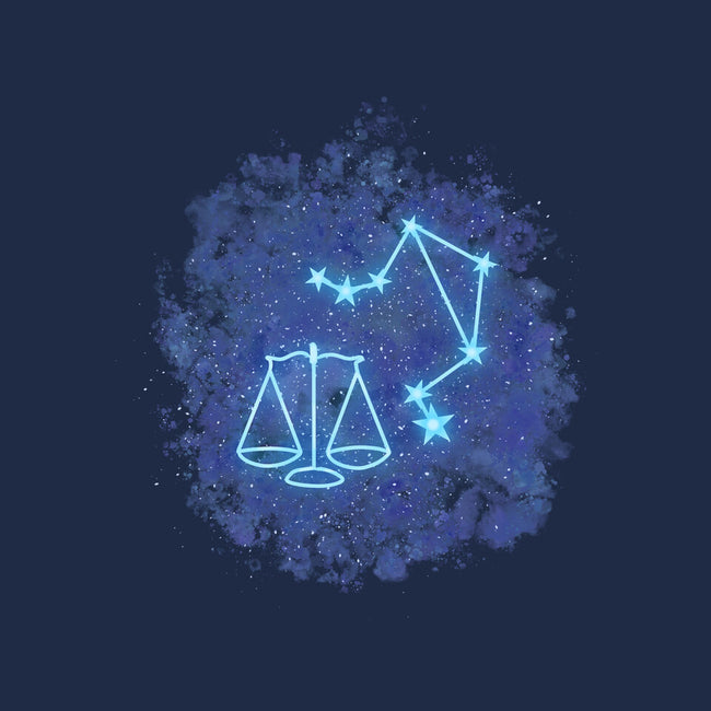 Libra Neon Constellation-Mens-Basic-Tee-nickzzarto