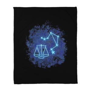 Libra Neon Constellation