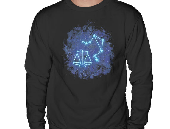 Libra Neon Constellation