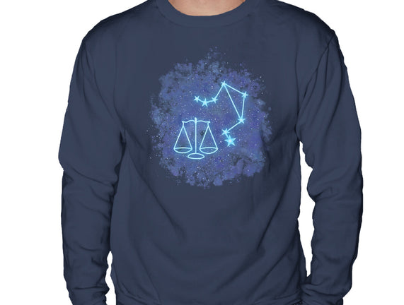 Libra Neon Constellation