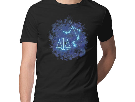 Libra Neon Constellation