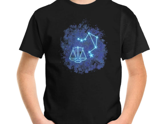 Libra Neon Constellation