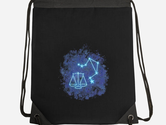 Libra Neon Constellation
