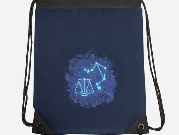 Libra Neon Constellation