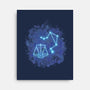 Libra Neon Constellation-None-Stretched-Canvas-nickzzarto