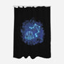 Libra Neon Constellation-None-Polyester-Shower Curtain-nickzzarto